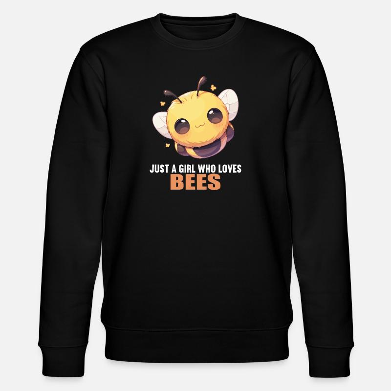 Bees Bee - Stanley/Stella CHANGER Unisex Organic Sweatshirt - black