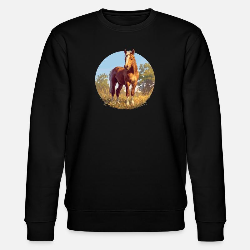 Chevaux Cheval - Sweat bio CHANGER Stanley/Stella Unisexe - noir