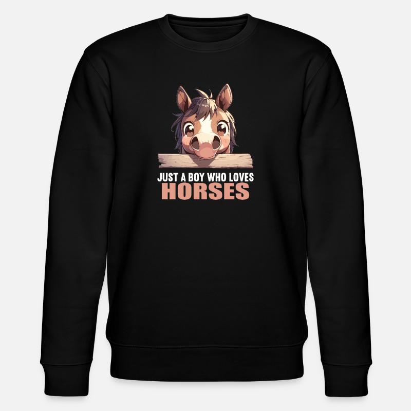 Chevaux Cheval - Sweat bio CHANGER Stanley/Stella Unisexe - noir
