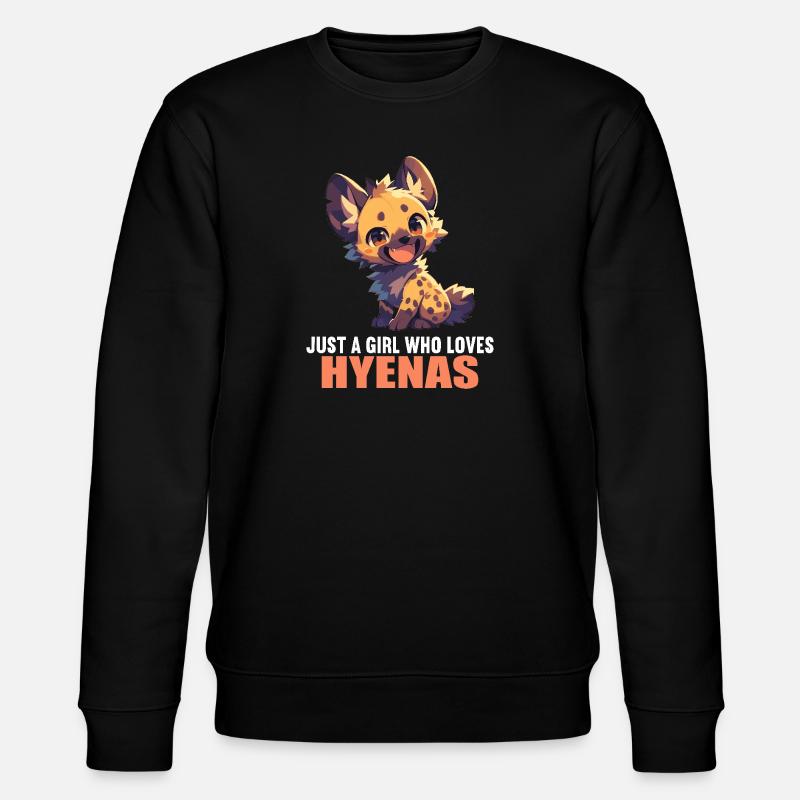 Hyänen Hyäne - Stanley/Stella Unisex Bio-Sweatshirt CHANGER  - Schwarz