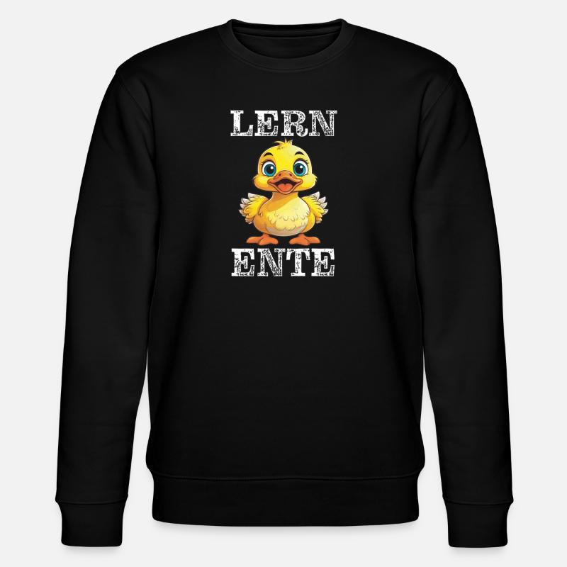 LERN ENTE - Stanley/Stella Unisex Bio-Sweatshirt CHANGER - Schwarz
