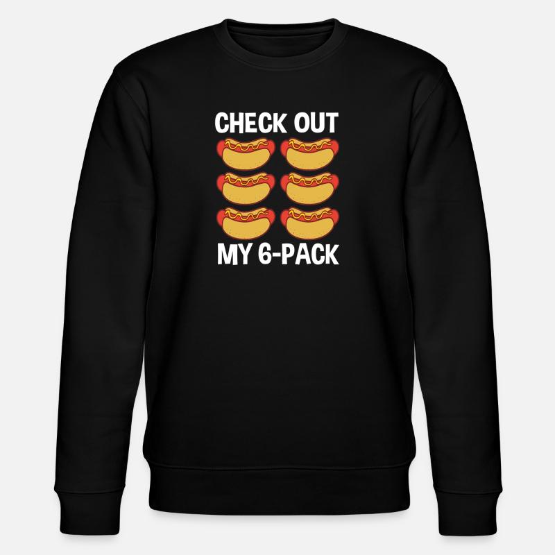 Collation hot-dog - Sweat bio CHANGER Stanley/Stella Unisexe - noir
