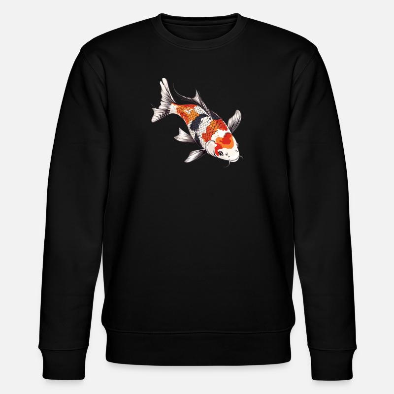 Koi Koi Carp - Stanley/Stella CHANGER Unisex Organic Sweatshirt - black
