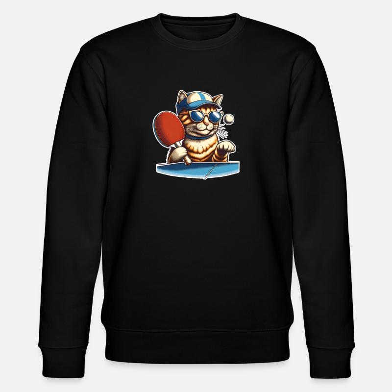 Chat de ping-pong - Sweat bio CHANGER Stanley/Stella Unisexe - noir