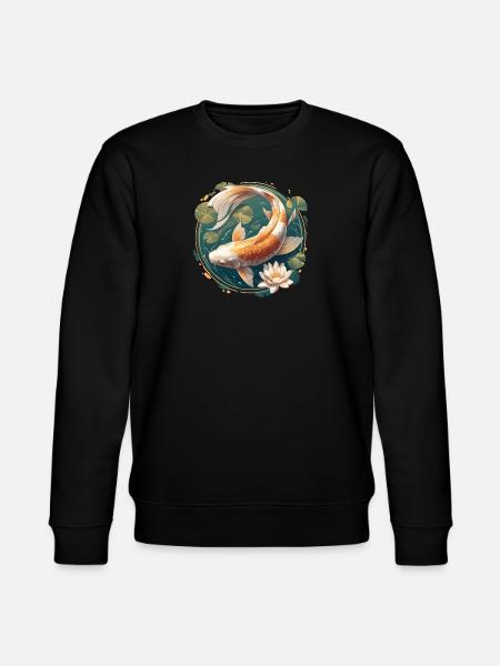 Kois Koi Karpfen - Stanley/Stella Unisex Bio-Sweatshirt CHANGER - Schwarz