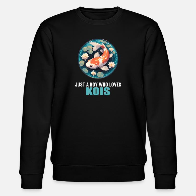 Koi Koi Carp - Stanley/Stella CHANGER Unisex Organic Sweatshirt - black