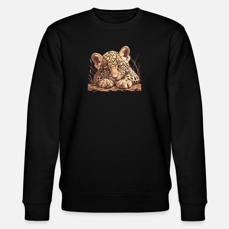 Jaguare Jaguar - Stanley/Stella Unisex Bio-Sweatshirt CHANGER  - Schwarz