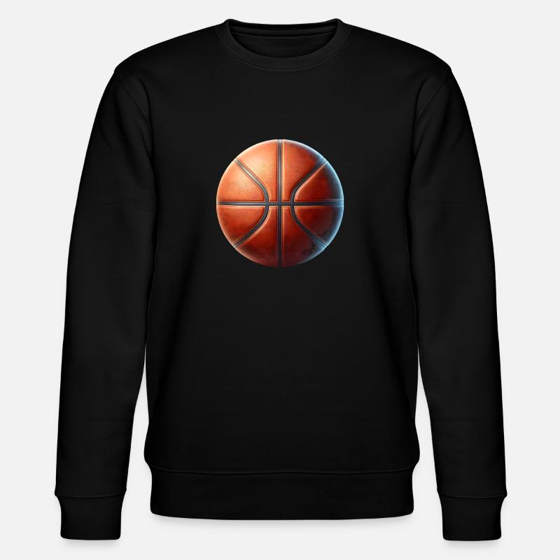 Basket-ball Joueurs de basket-ball - Sweat bio CHANGER Stanley/Stella Unisexe - noir