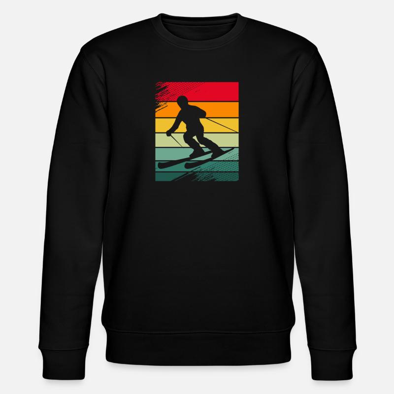 Séjour ski ski - Sweat bio CHANGER Stanley/Stella Unisexe - noir