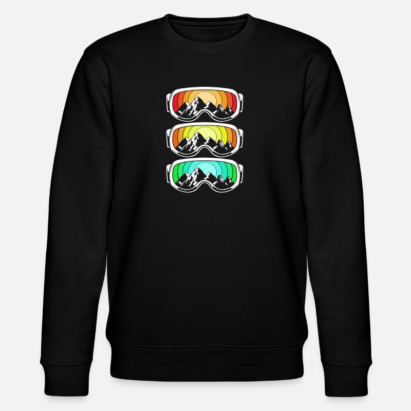 Séjour ski ski - Sweat bio CHANGER Stanley/Stella Unisexe - noir