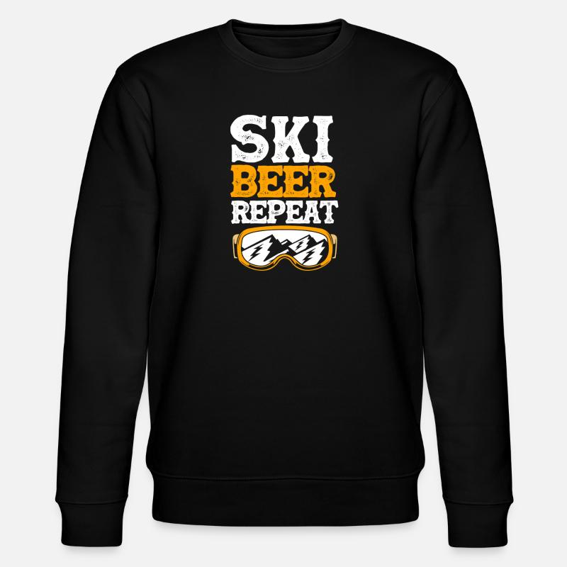 Séjour ski ski - Sweat bio CHANGER Stanley/Stella Unisexe - noir