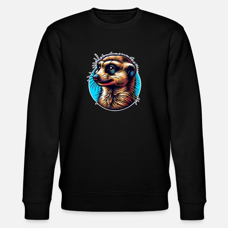 Meerkat - Stanley/Stella CHANGER Unisex Organic Sweatshirt - black