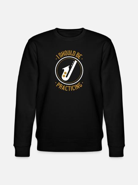 Saxophones I Should Be Practicing - Stanley/Stella CHANGER Unisex Organic Sweatshirt - black
