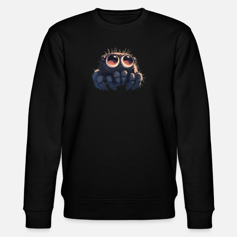 Araignée sauteuse Springspinnen Springspinne - Sweat bio CHANGER Stanley/Stella Unisexe - noir