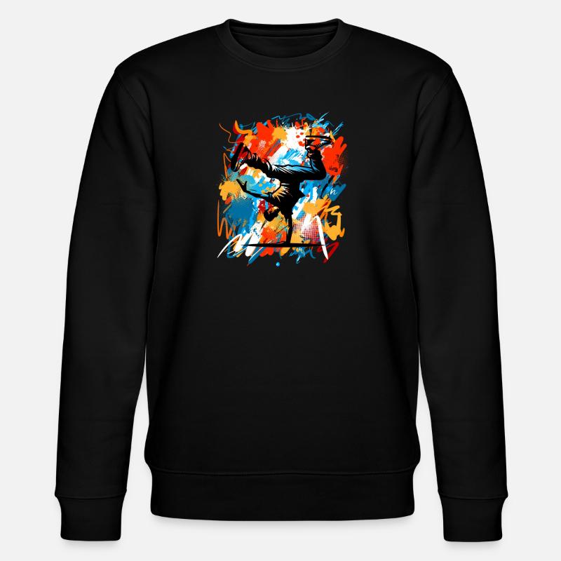 Breakdance - Stanley/Stella Unisex Bio-Sweatshirt CHANGER - Schwarz