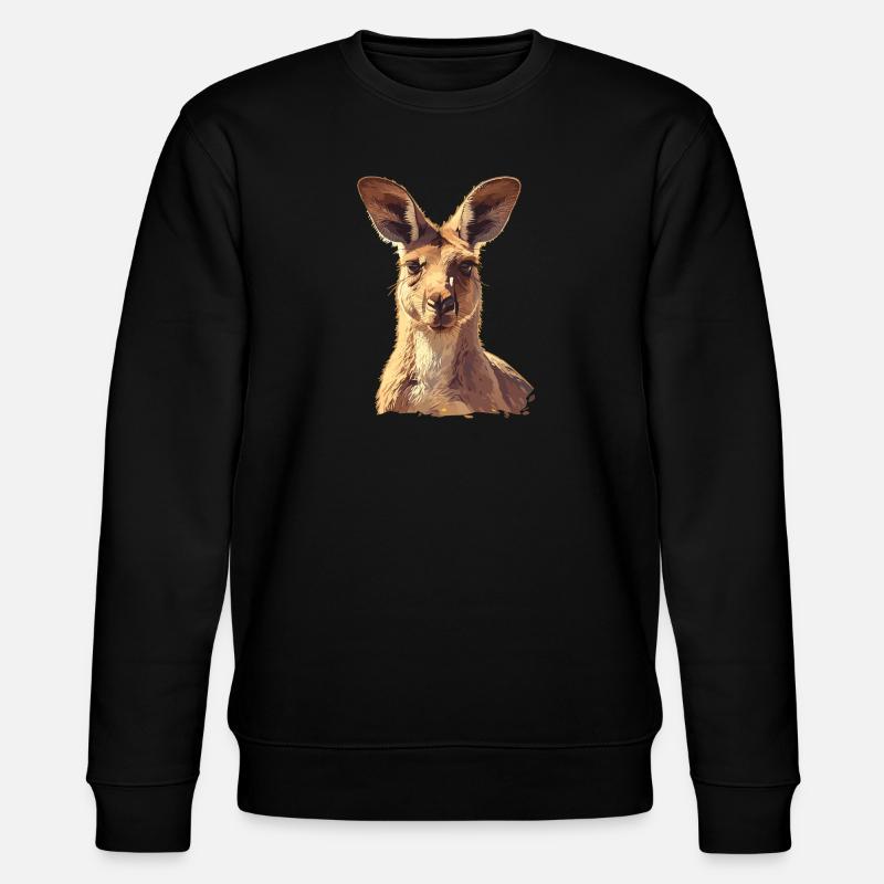 Kangourous Kangourou - Sweat bio CHANGER Stanley/Stella Unisexe - noir