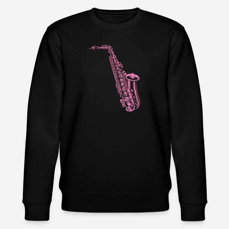 Saxophone Diamants - Sweat bio CHANGER Stanley/Stella Unisexe - noir