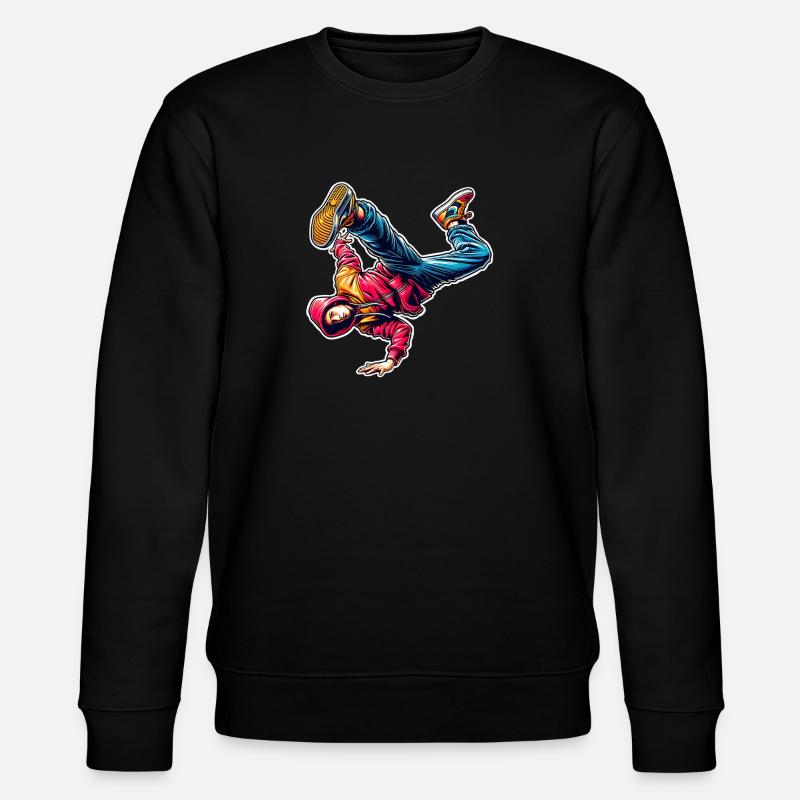 Breakdancing - Stanley/Stella CHANGER Unisex Organic Sweatshirt - black