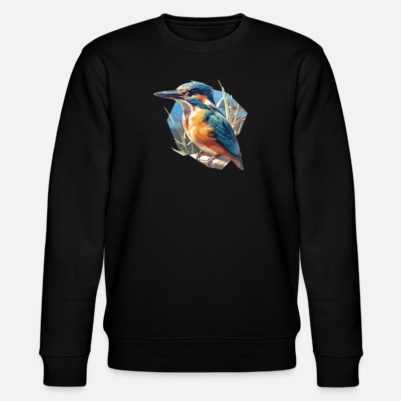 Eisvögel Eisvogel - Stanley/Stella Unisex Bio-Sweatshirt CHANGER  - Schwarz