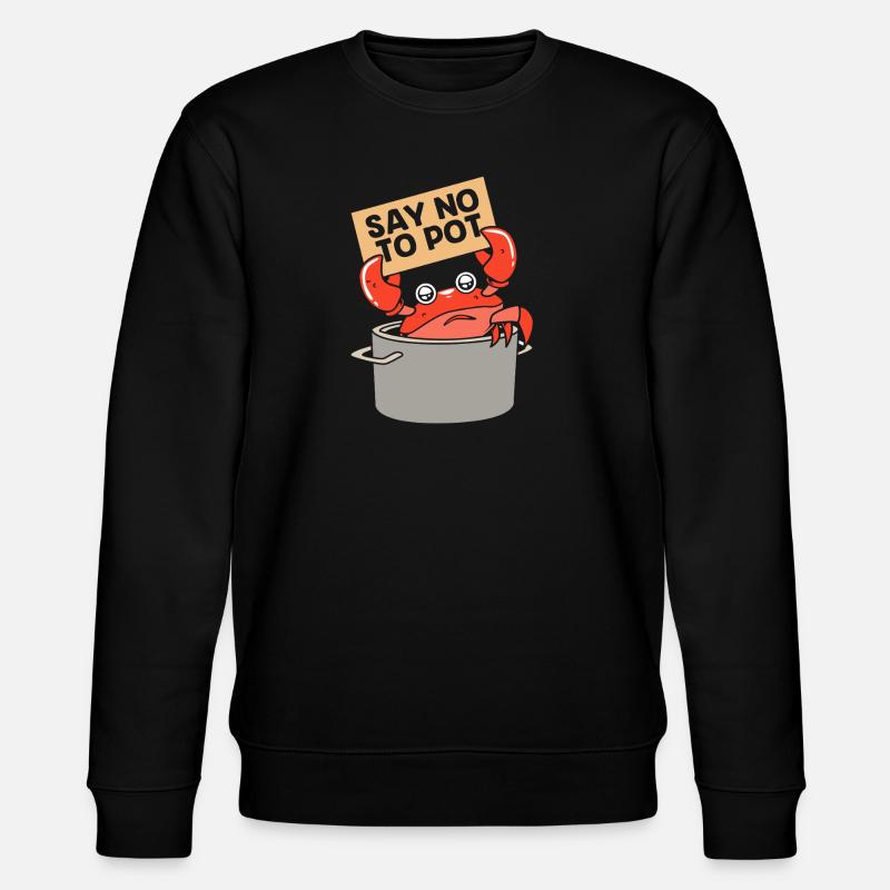 Crabe - Sweat bio CHANGER Stanley/Stella Unisexe - noir