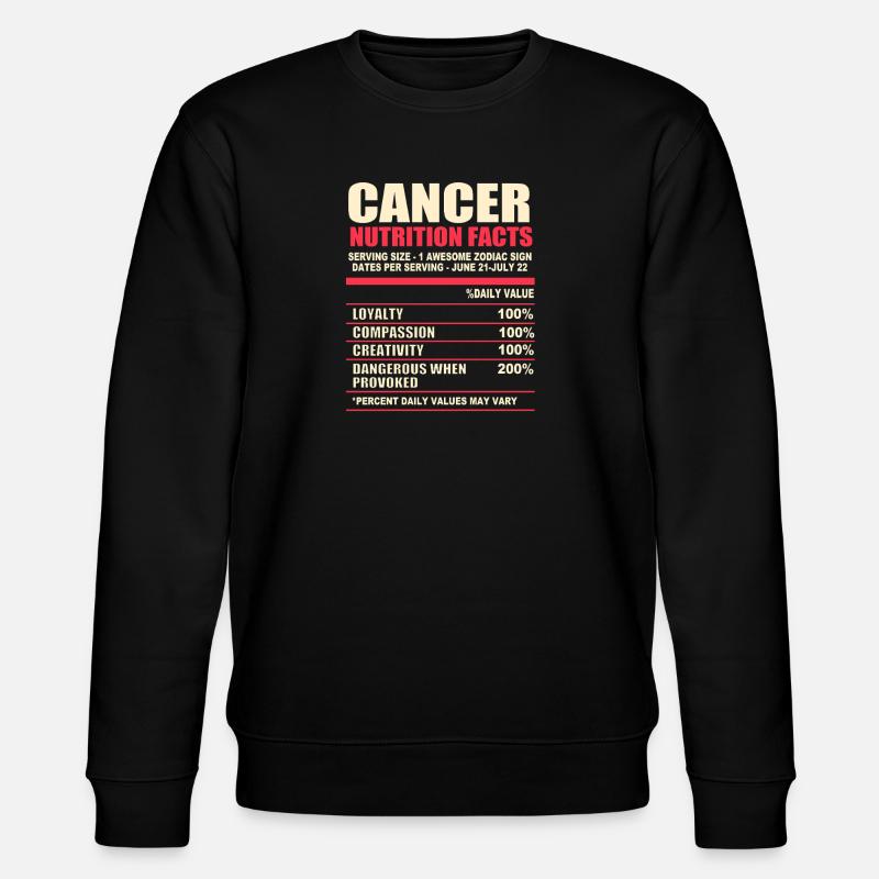 Crab - Stanley/Stella CHANGER Unisex Organic Sweatshirt - black