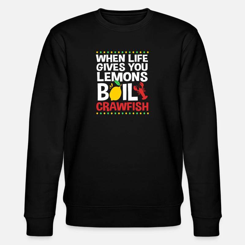Crab - Stanley/Stella CHANGER Unisex Organic Sweatshirt - black