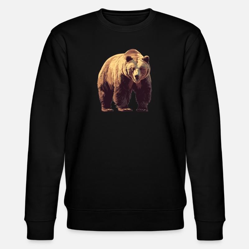 Kodiak Bear Kodiak Bear - Stanley/Stella CHANGER Unisex Organic Sweatshirt - black