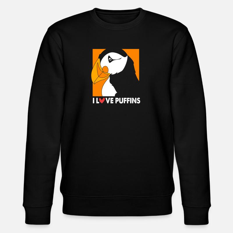 Macareux Papageientaucher - Sweat bio CHANGER Stanley/Stella Unisexe - noir