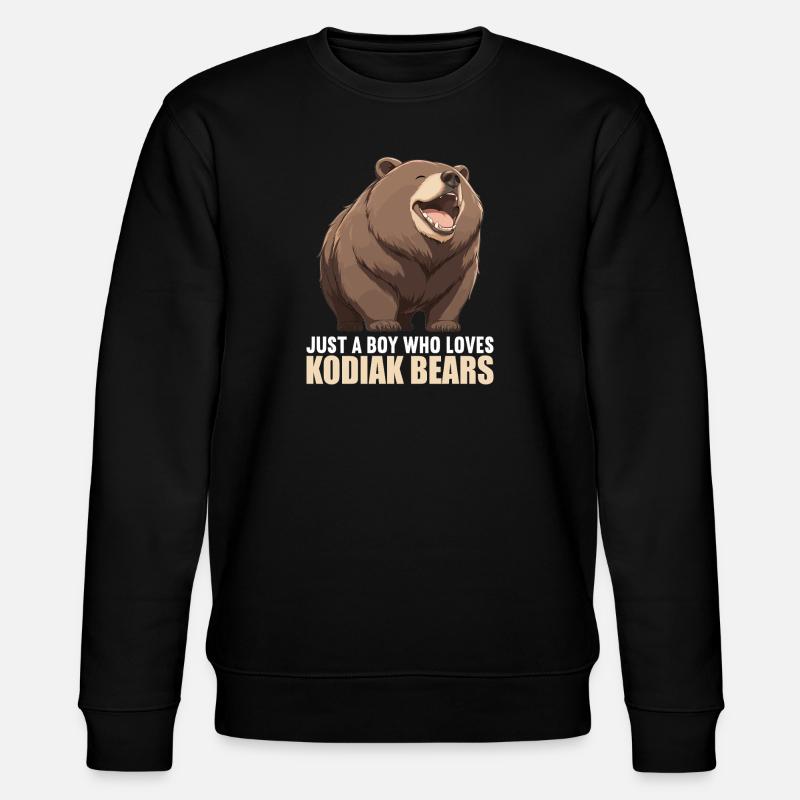 Kodiakbären Kodiakbär - Stanley/Stella Unisex Bio-Sweatshirt CHANGER  - Schwarz