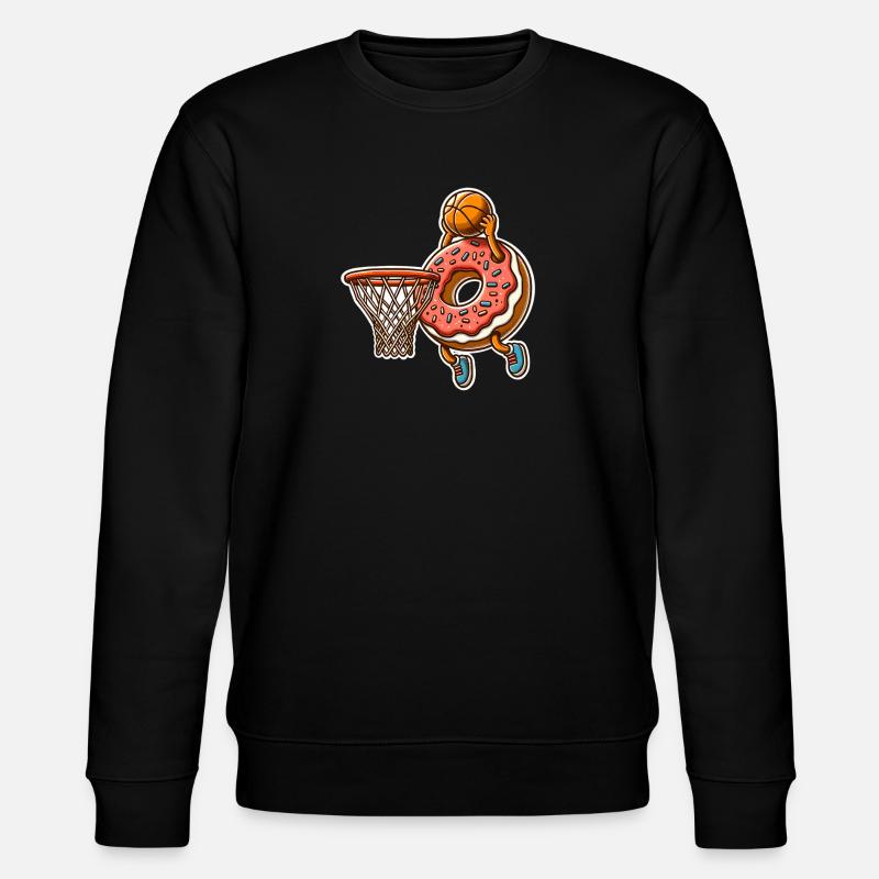 Basket-ball beignet - Sweat bio CHANGER Stanley/Stella Unisexe - noir