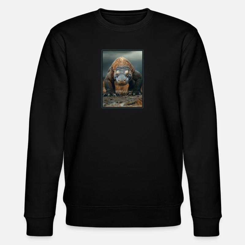 Komodowarane Komodowaran - Stanley/Stella Unisex Bio-Sweatshirt CHANGER  - Schwarz