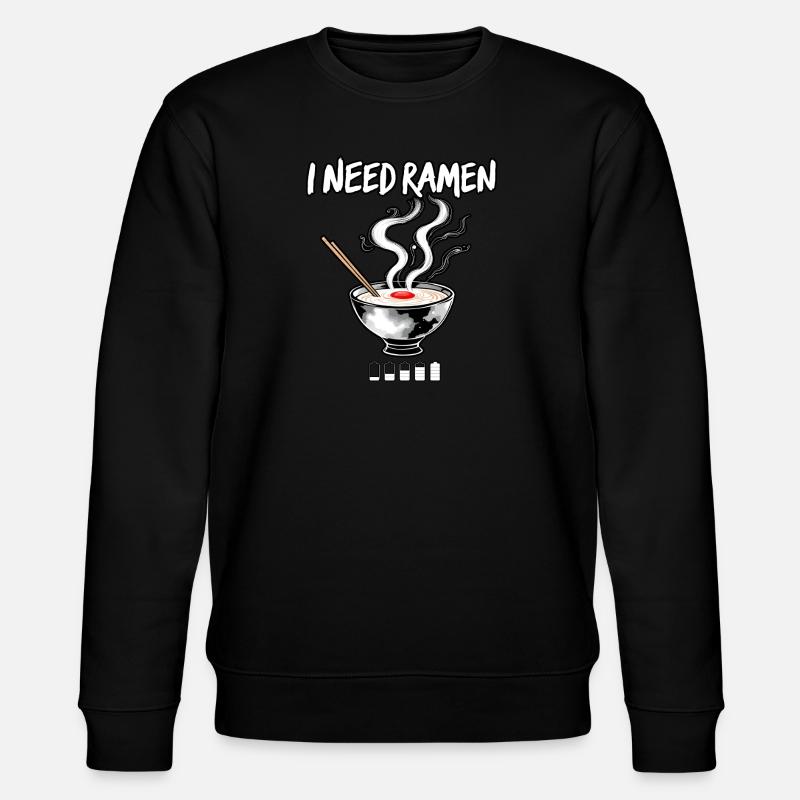 J’ai besoin de Ramen - Sweat bio CHANGER Stanley/Stella Unisexe - noir