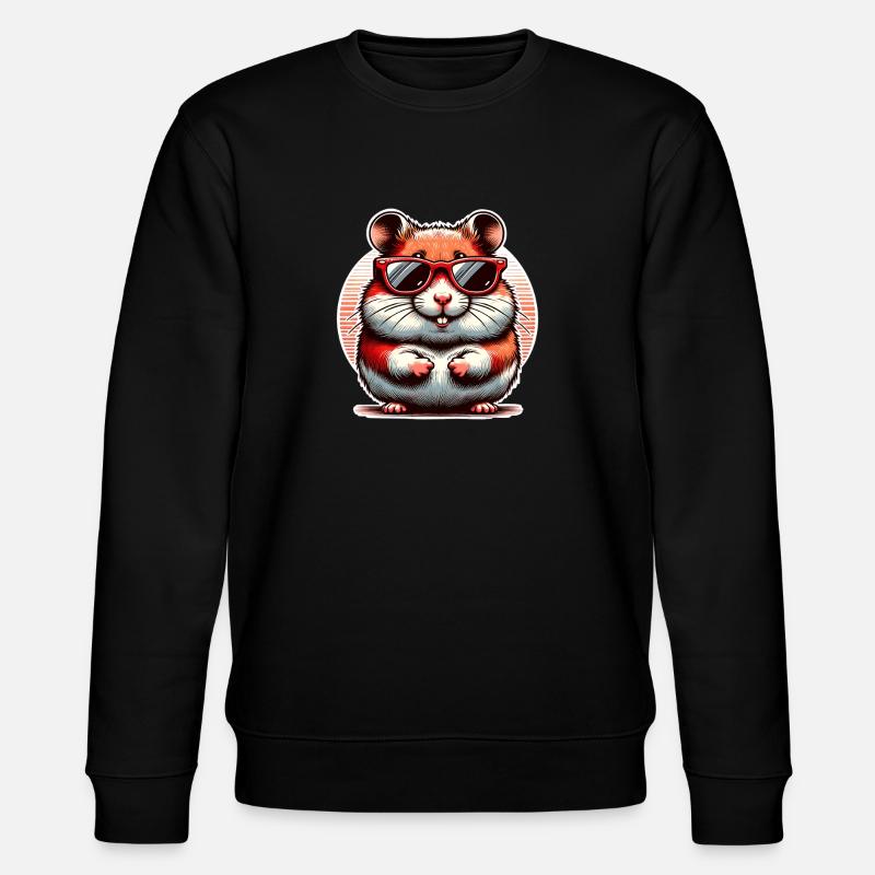Hamster - Sweat bio CHANGER Stanley/Stella Unisexe - noir