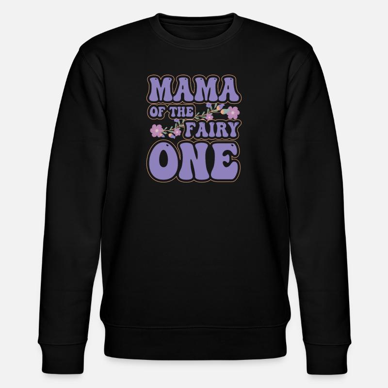 Mama der Fee Eins - Stanley/Stella Unisex Bio-Sweatshirt CHANGER  - Schwarz