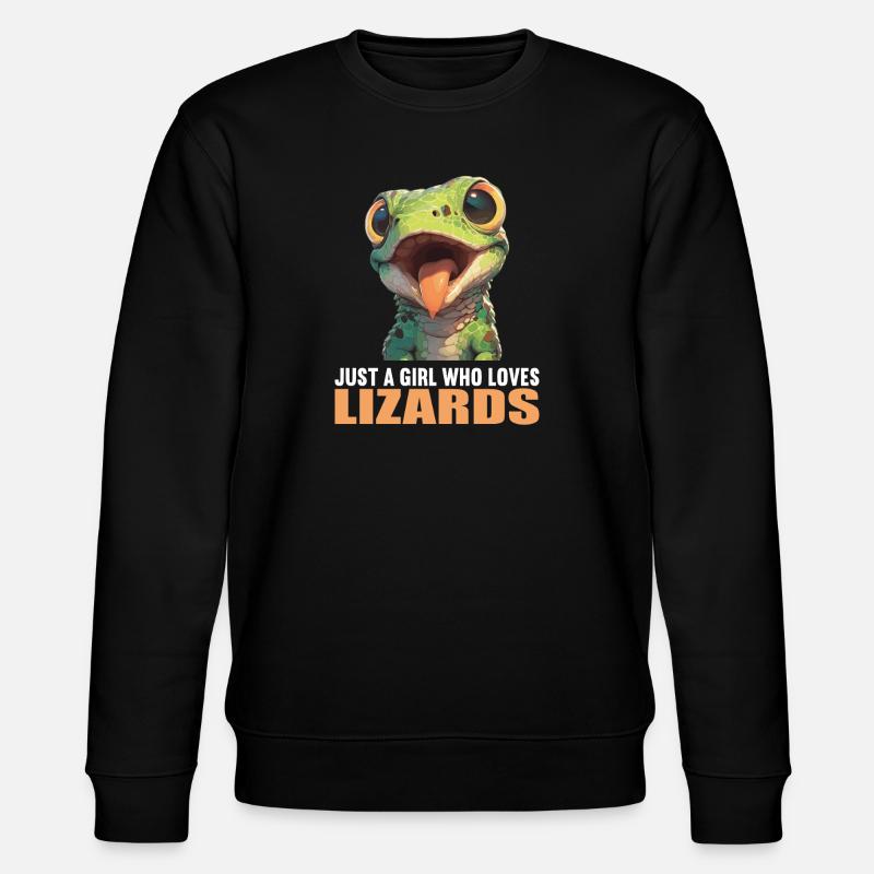 Lizards Lizard - Stanley/Stella CHANGER Unisex Organic Sweatshirt - black
