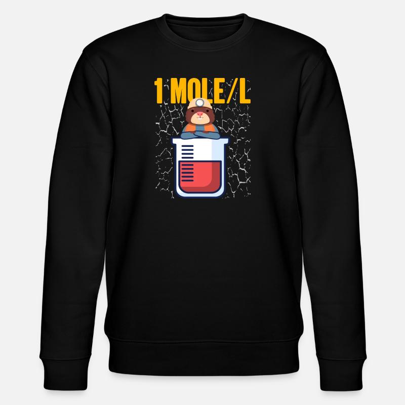 Mole - Stanley/Stella CHANGER Unisex Organic Sweatshirt - black