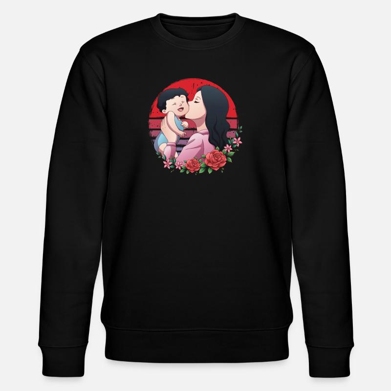 Mama der Fee Eins - Stanley/Stella Unisex Bio-Sweatshirt CHANGER  - Schwarz