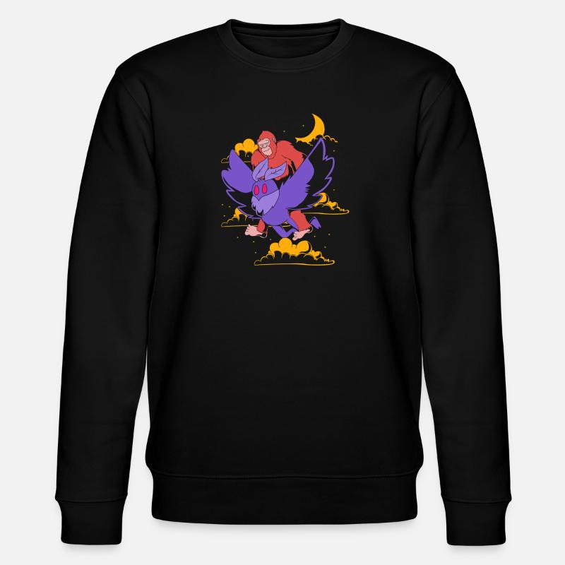 Papillon de nuit - Sweat bio CHANGER Stanley/Stella Unisexe - noir