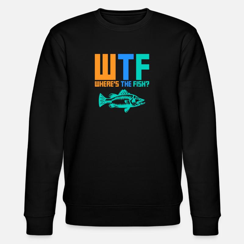 Où est le poisson - Sweat bio CHANGER Stanley/Stella Unisexe - noir