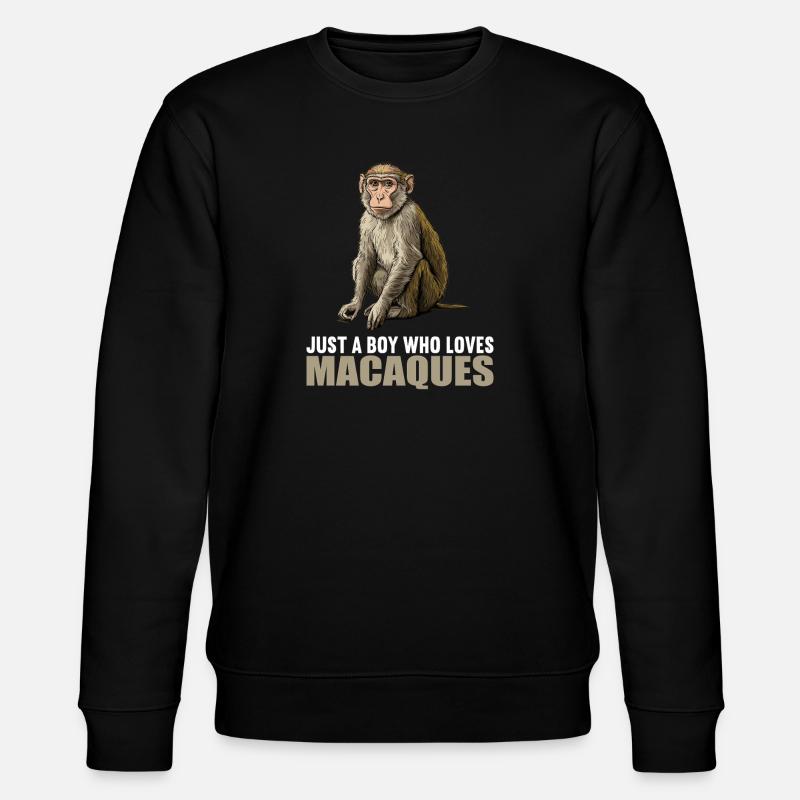 Macaque Macaque - Stanley/Stella CHANGER Unisex Organic Sweatshirt - black