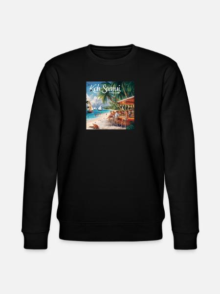Koh Samui Thailand - Stanley/Stella CHANGER Unisex Organic Sweatshirt - black