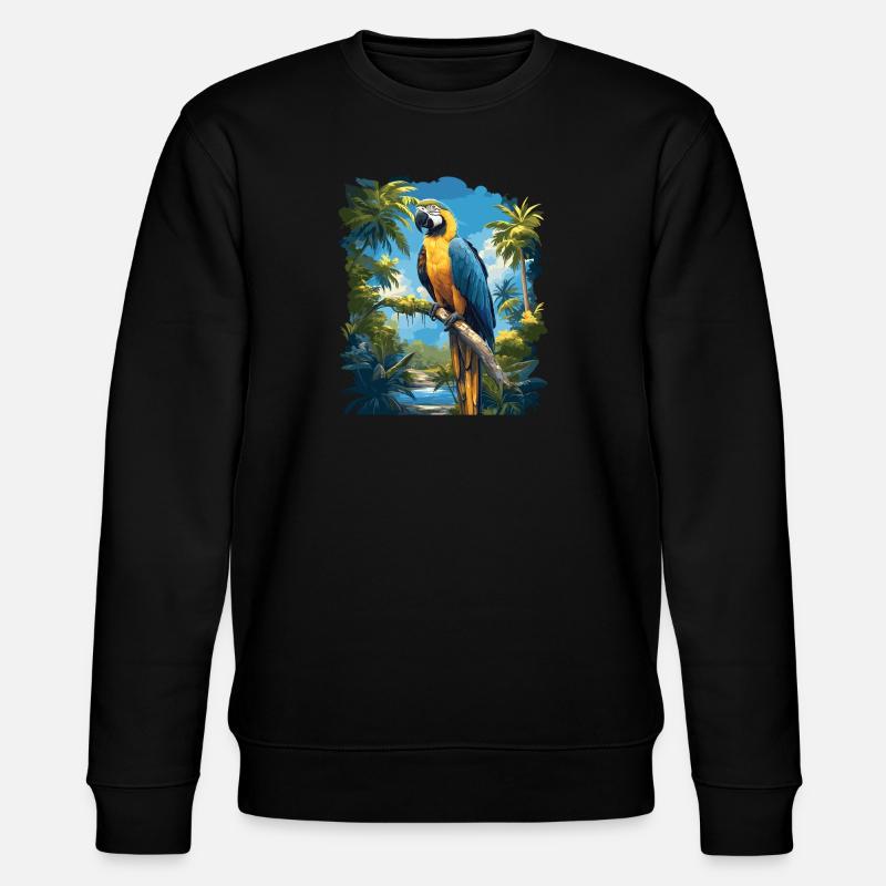 Macaw's Era - Stanley/Stella CHANGER Unisex Organic Sweatshirt - black