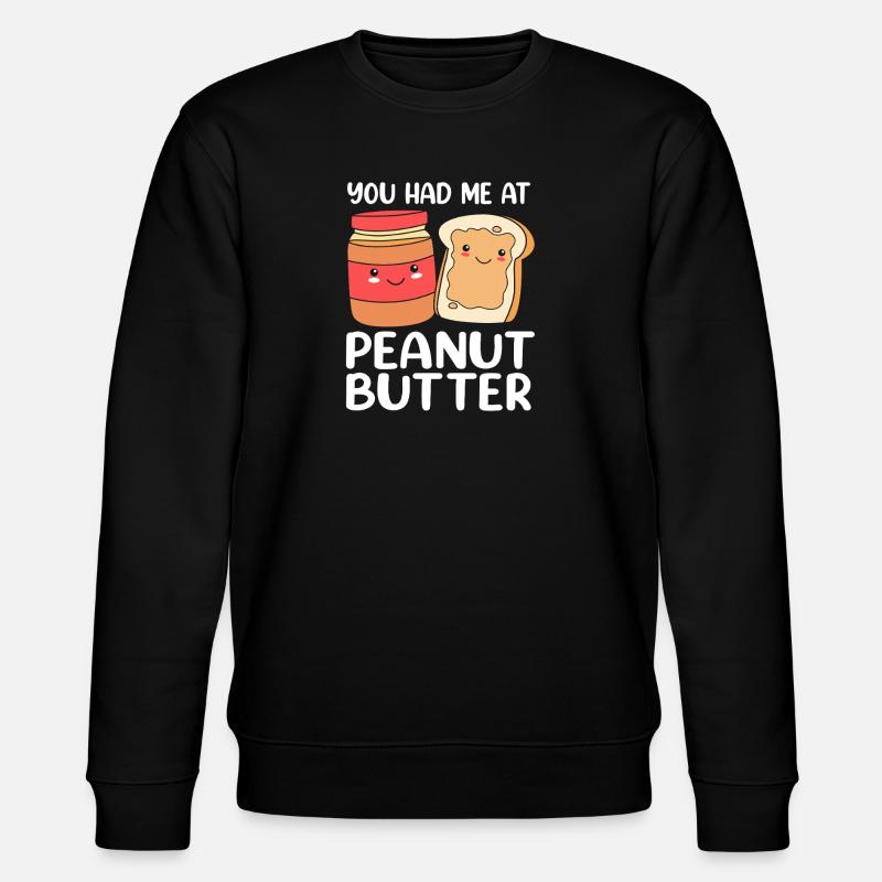 Pâte d’arachide - Sweat bio CHANGER Stanley/Stella Unisexe - noir