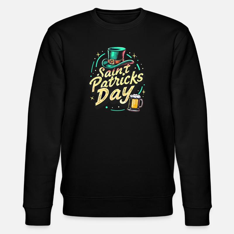 Bière de la Saint-Patrick - Sweat bio CHANGER Stanley/Stella Unisexe - noir