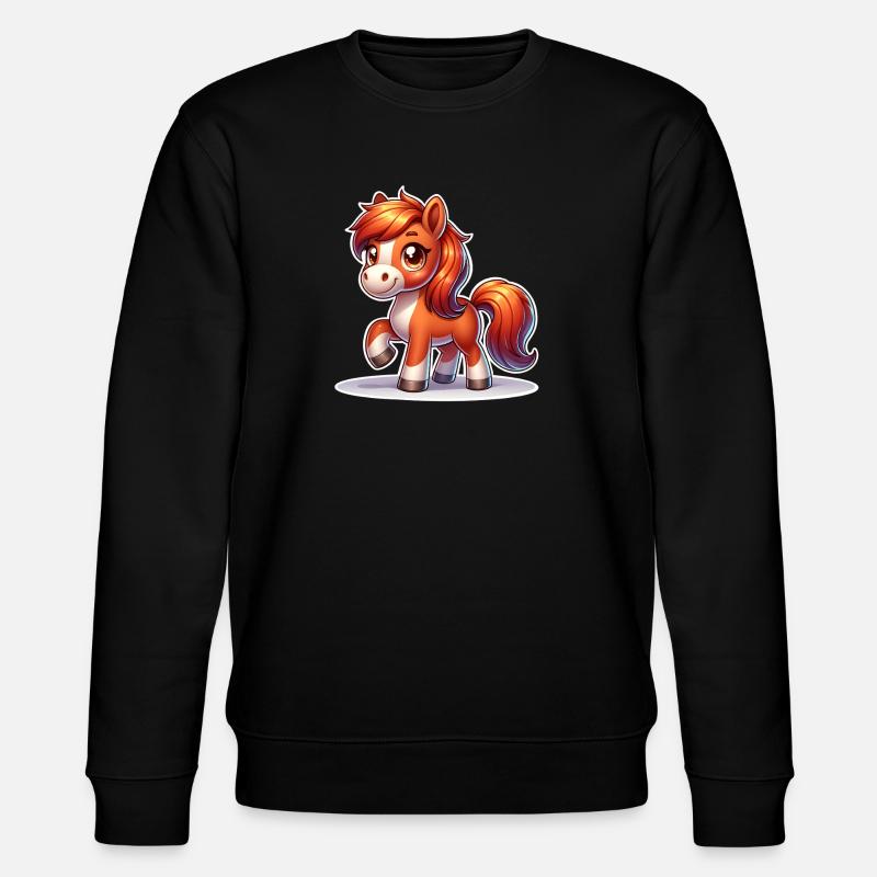 Cheval - Sweat bio CHANGER Stanley/Stella Unisexe - noir