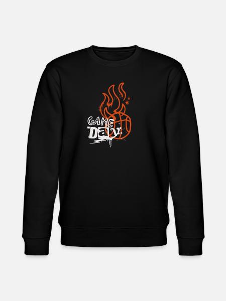 Basket-ball Joueurs de basket-ball - Sweat bio CHANGER Stanley/Stella Unisexe - noir