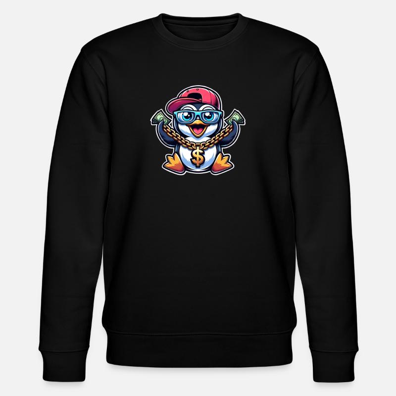 Penguin - Stanley/Stella CHANGER Unisex Organic Sweatshirt - black