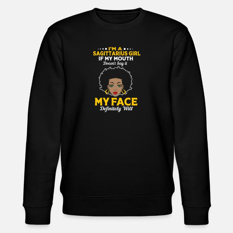 Signe du zodiaque Sagittaire - Sweat bio CHANGER Stanley/Stella Unisexe - noir