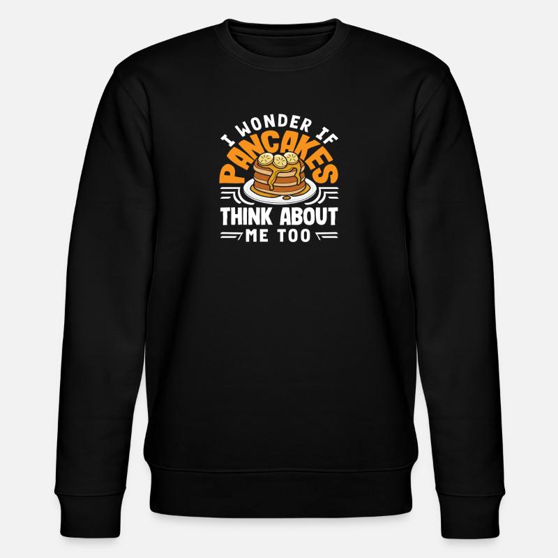 Pensez-vous aussi aux crêpes ? - Sweat bio CHANGER Stanley/Stella Unisexe - noir
