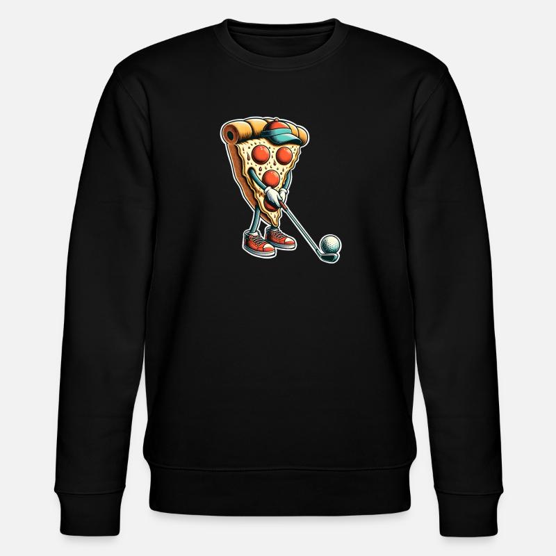 Golf Pizza - Sweat bio CHANGER Stanley/Stella Unisexe - noir